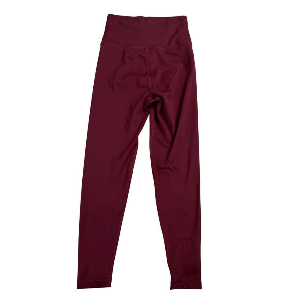 American Eagle Leggings Size XS Short Petite High Rise Burgundy Purple - Picture 5 of 5